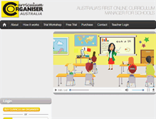 Tablet Screenshot of curriculumorganiser.com.au